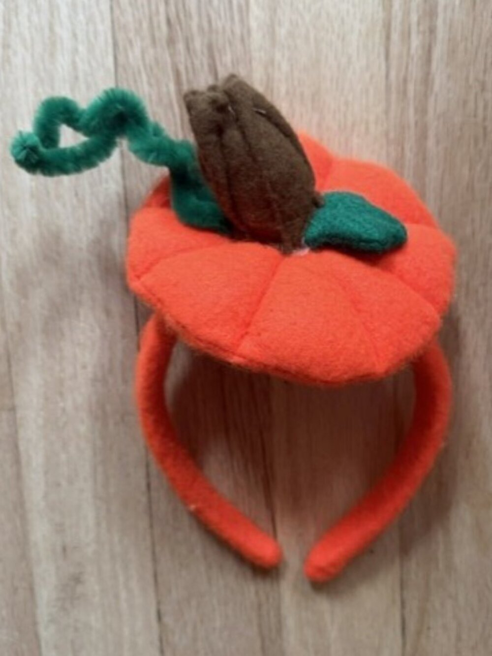 Childs Pumpkin Headband the Great Pretend Ears